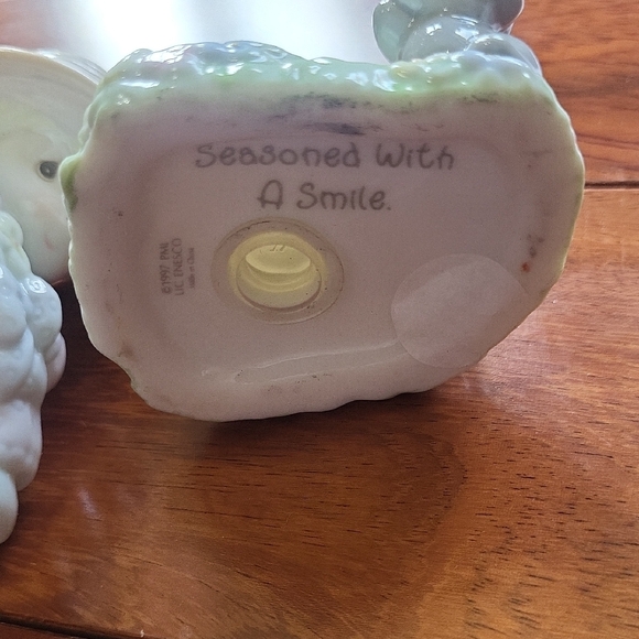 Precious Moments Salt & Pepper Shakers White and Brown Serveware Dining Set - Picture 4 of 12